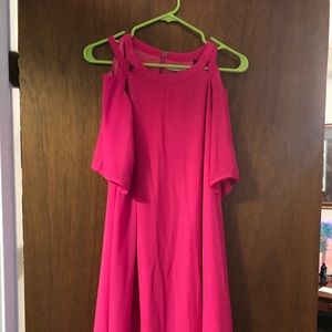 Boutique Cold shoulder, a-line dress